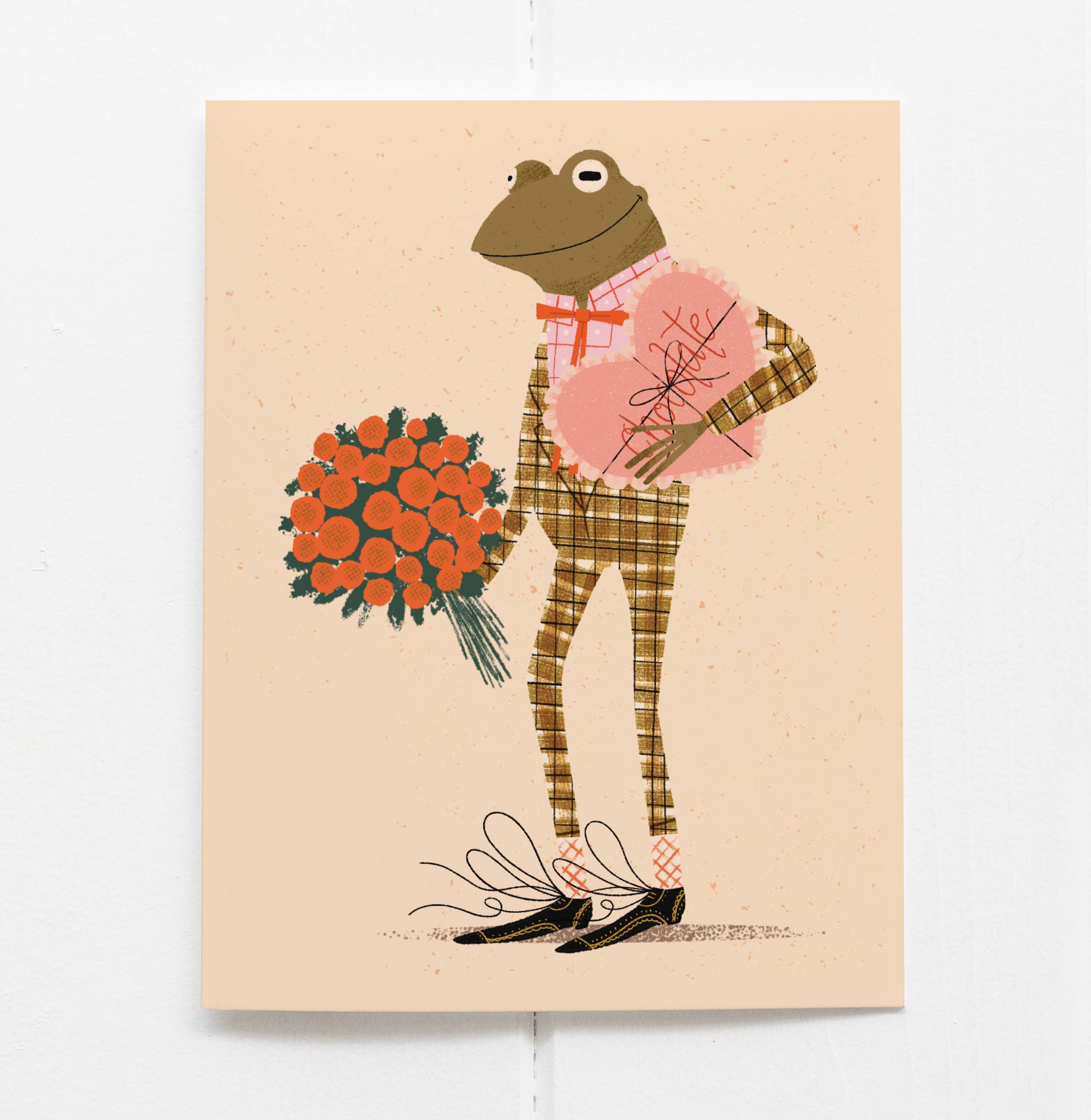 Handsome Frog Valentine - These Hands Makers Collective