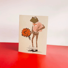 Load image into Gallery viewer, Handsome Frog Valentine - These Hands Makers Collective
