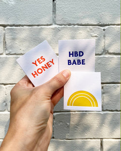 HBD Babe Mini Card - These Hands Makers Collective