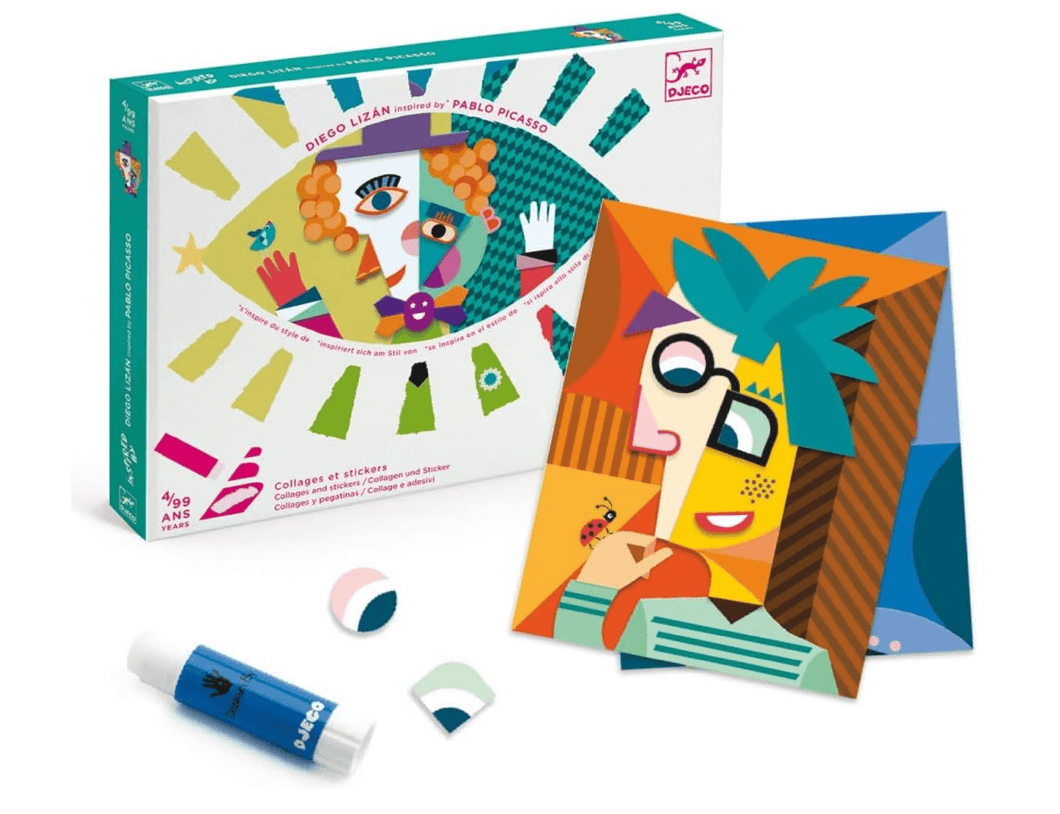 Inspired by Pablo Picasso Heads Sticker Kit - These Hands Makers Collective