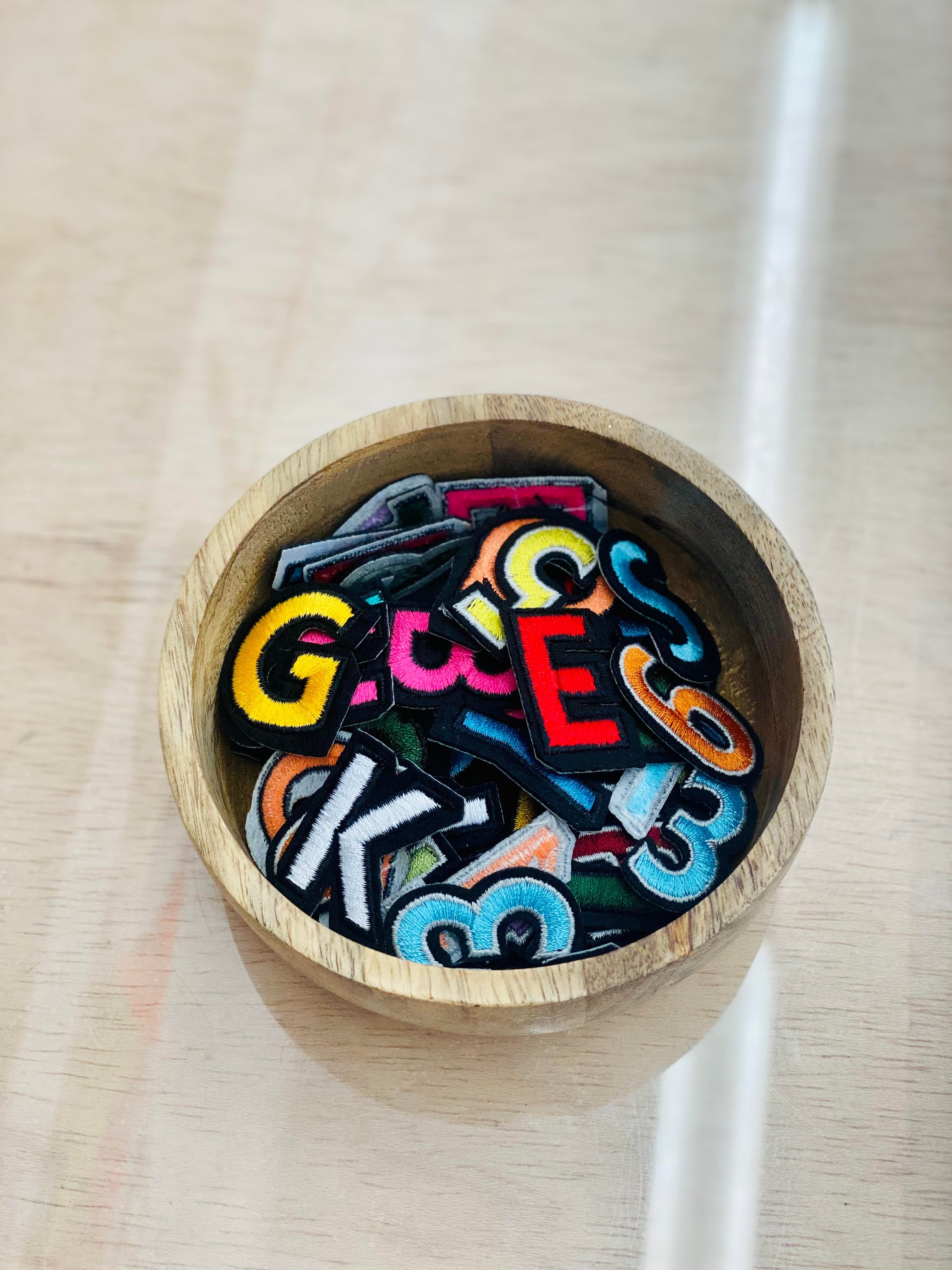 Iron On Letter Patches 4 for $1 - These Hands Makers Collective