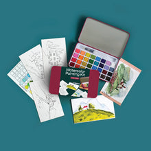 Load image into Gallery viewer, Italian Fields watercolor painting kit - These Hands Makers Collective