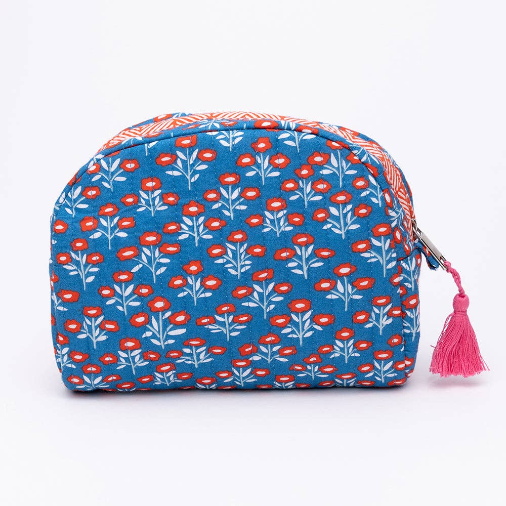 Juliet Small Quilted Scallop Zipper Pouch - These Hands Makers Collective