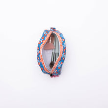 Load image into Gallery viewer, Juliet Small Quilted Scallop Zipper Pouch - These Hands Makers Collective