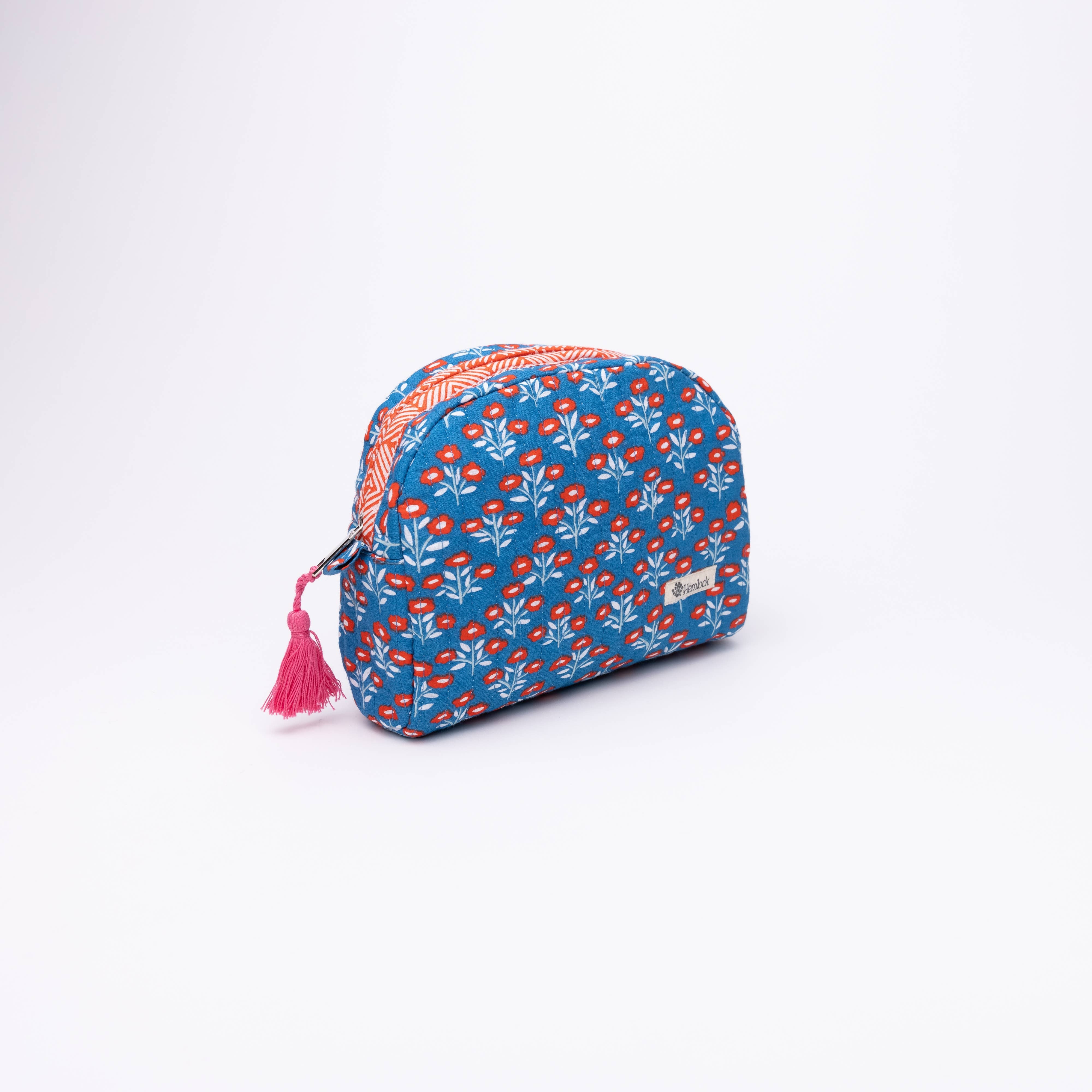 Juliet Small Quilted Scallop Zipper Pouch - These Hands Makers Collective