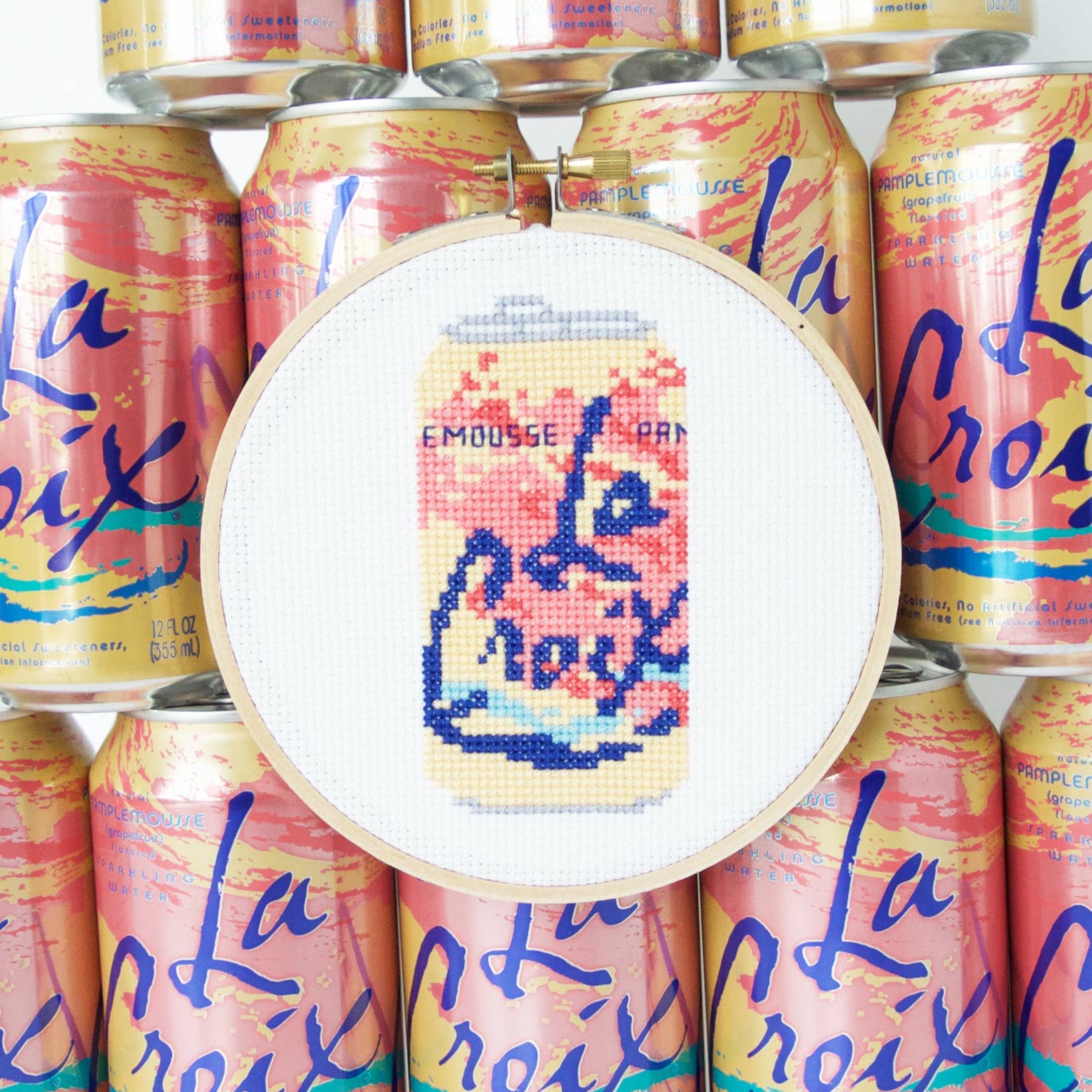 La Croix Cross Stitch Kit - These Hands Makers Collective