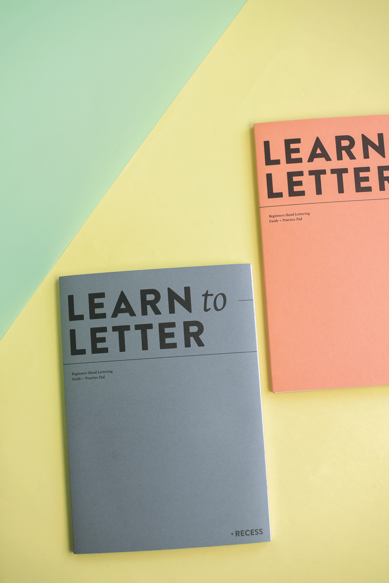 Learn To Letter Notebook: Charcoal - These Hands Makers Collective