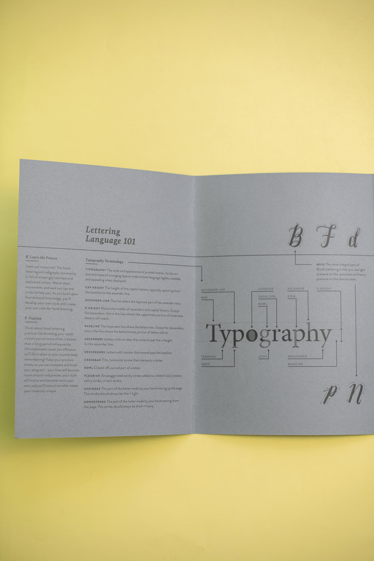 Learn To Letter Notebook: Charcoal - These Hands Makers Collective