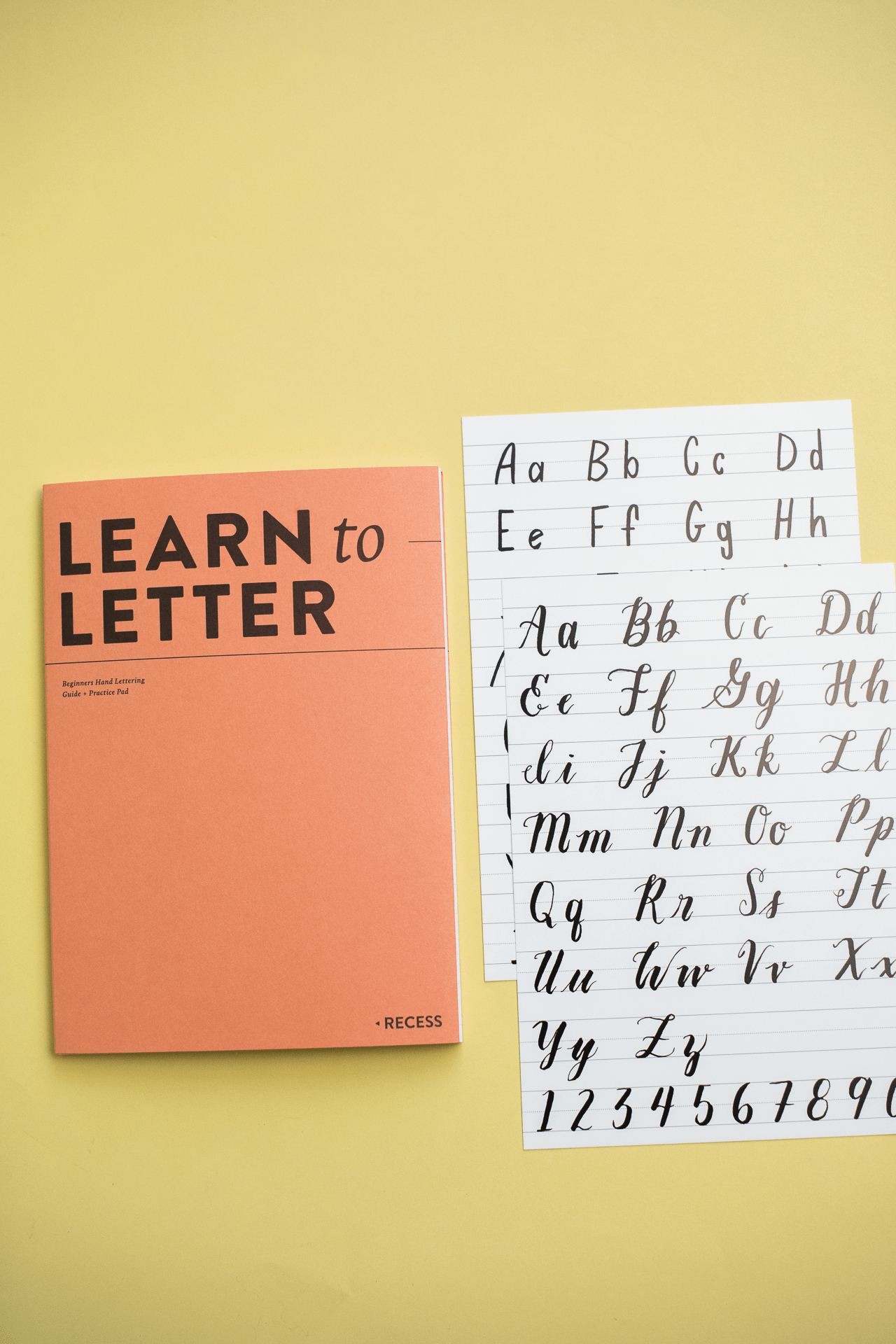 Learn To Letter Notebook: Charcoal - These Hands Makers Collective