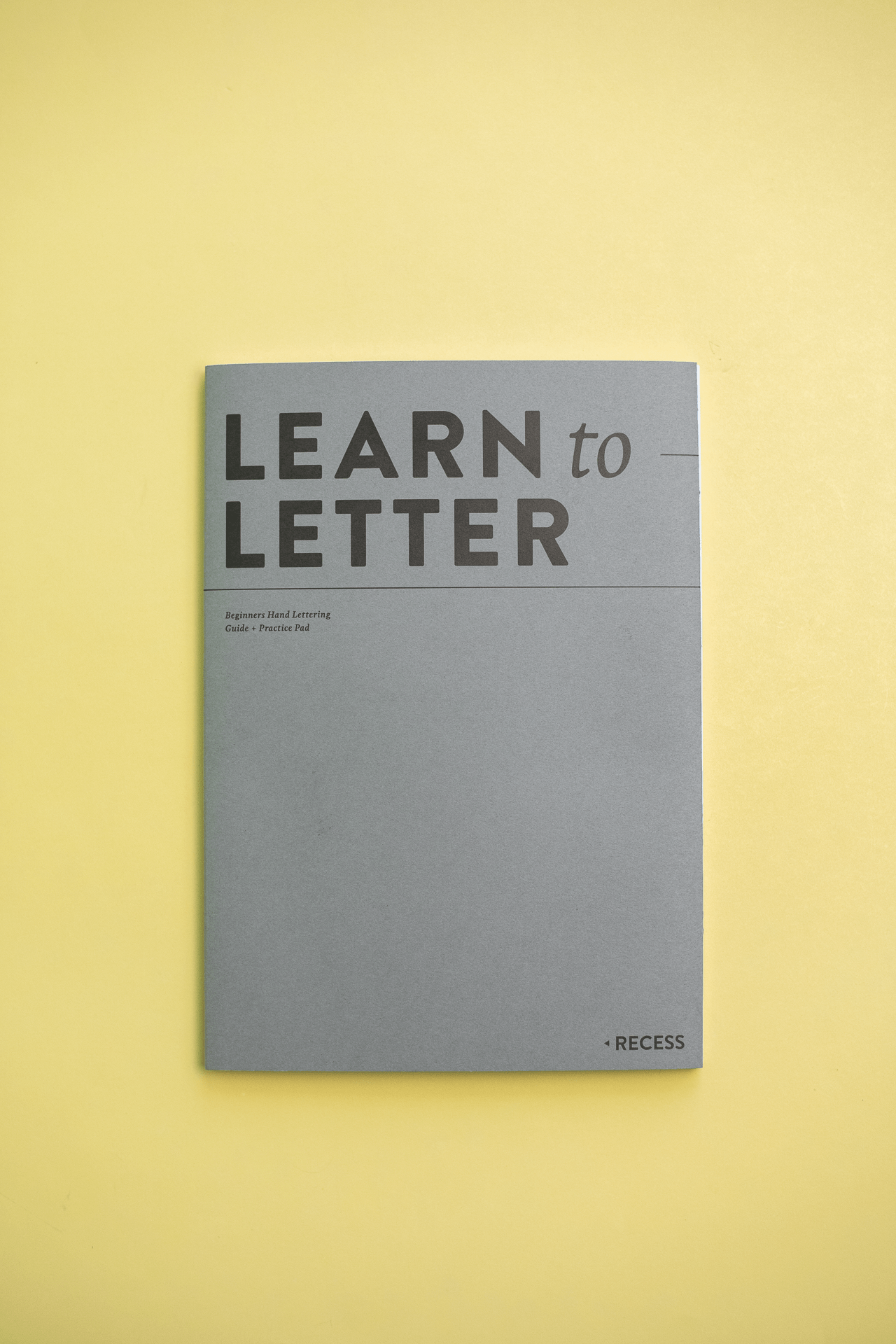 Learn To Letter Notebook: Coral - These Hands Makers Collective