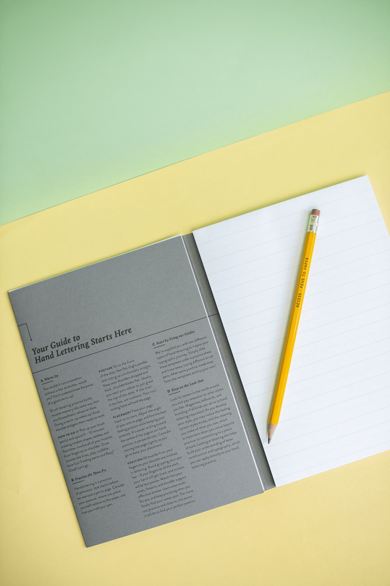 Learn To Letter Notebook: Coral - These Hands Makers Collective