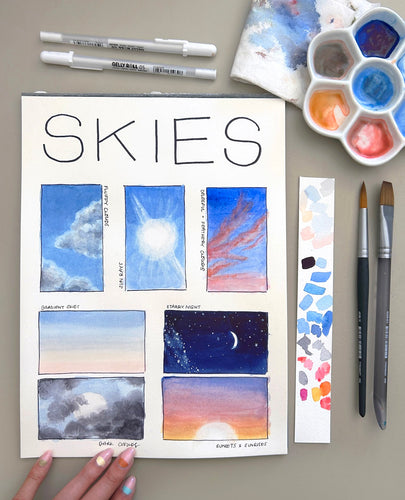 MAY 22nd IN-PERSON - Painting Skies with Watercolor with Annie Brown