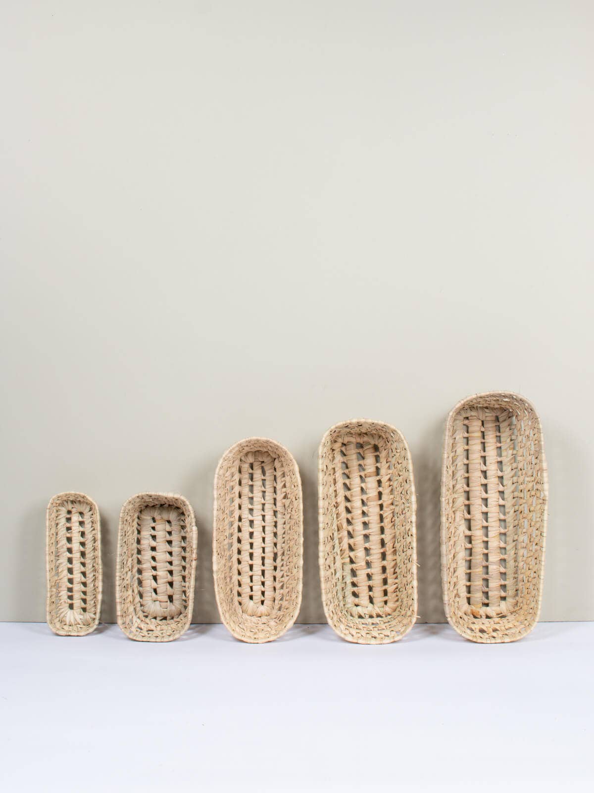 Long Open Weave Storage Trays: Medium - These Hands Makers Collective