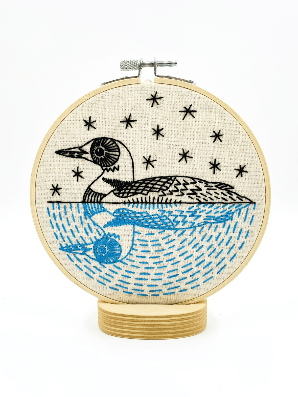 Loon Complete Embroidery Kit - These Hands Makers Collective