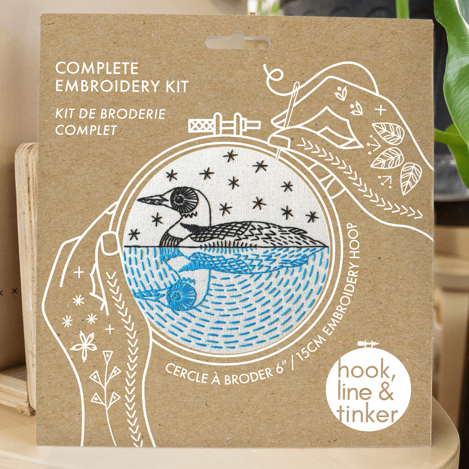 Loon Complete Embroidery Kit - These Hands Makers Collective