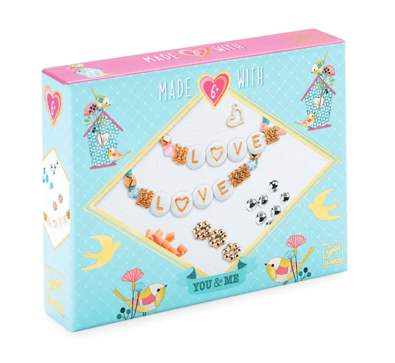 Made with You & Me Kid's Love Letters Jewelry Kit - These Hands Makers Collective