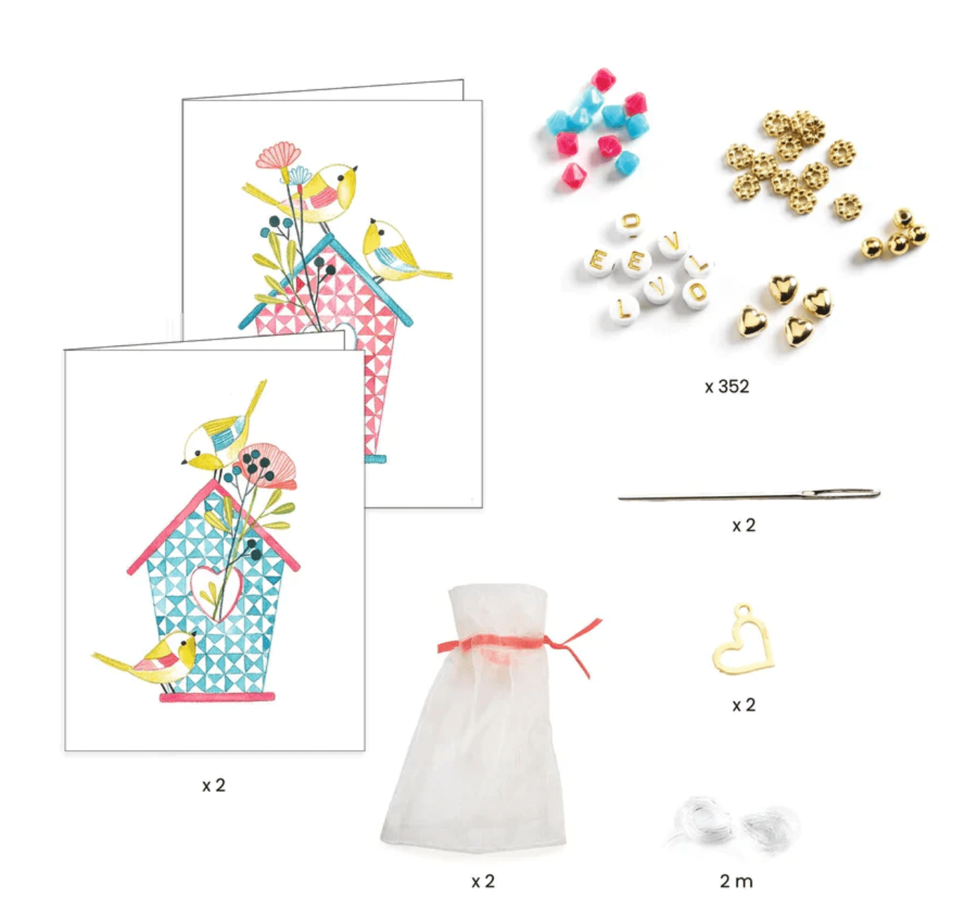 Made with You & Me Kid's Love Letters Jewelry Kit - These Hands Makers Collective