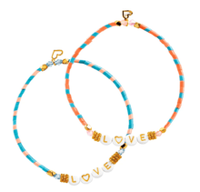 Load image into Gallery viewer, Made with You &amp; Me Kid&#39;s Love Letters Jewelry Kit - These Hands Makers Collective