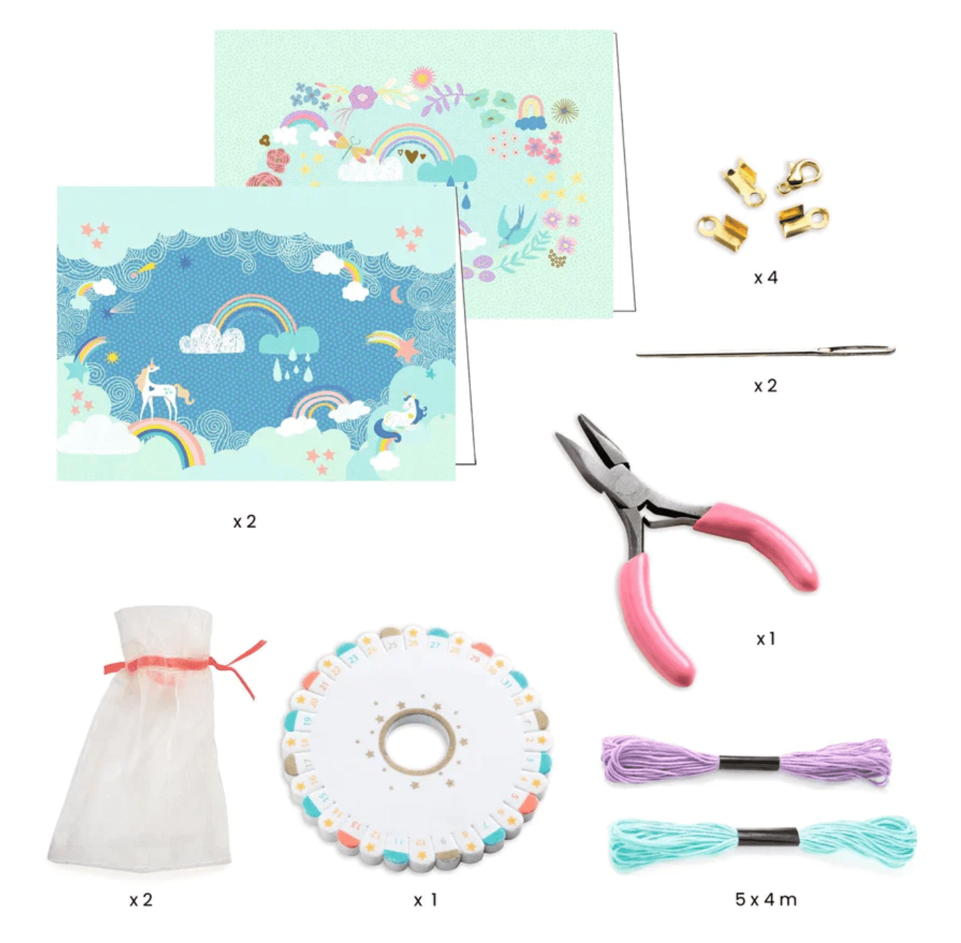 Made with You & Me Kid's Rainbow Jewelry Kit - These Hands Makers Collective