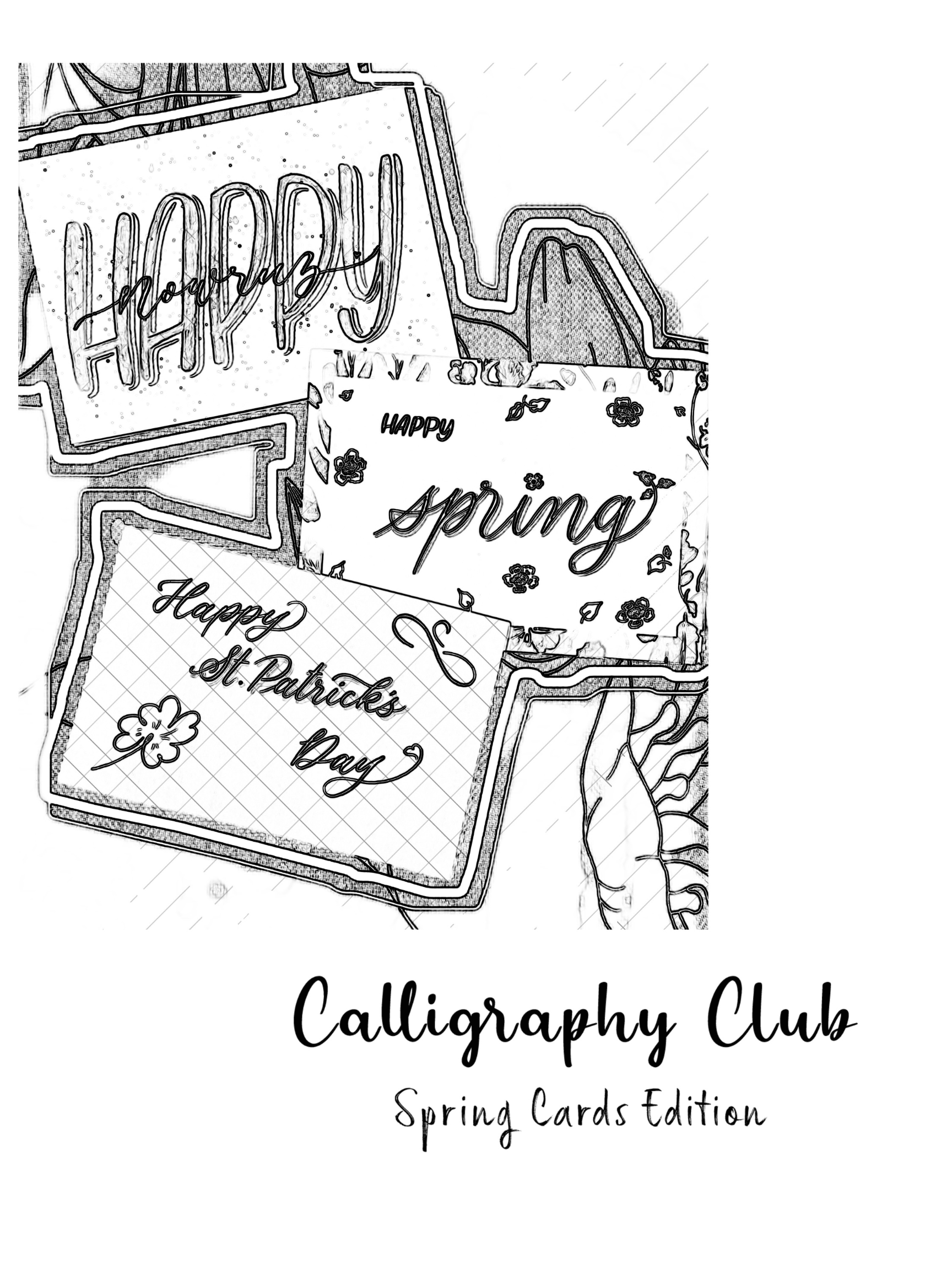 MAR 14th IN - PERSON - Calligraphy Club: Spring Card Edition - These Hands Makers Collective
