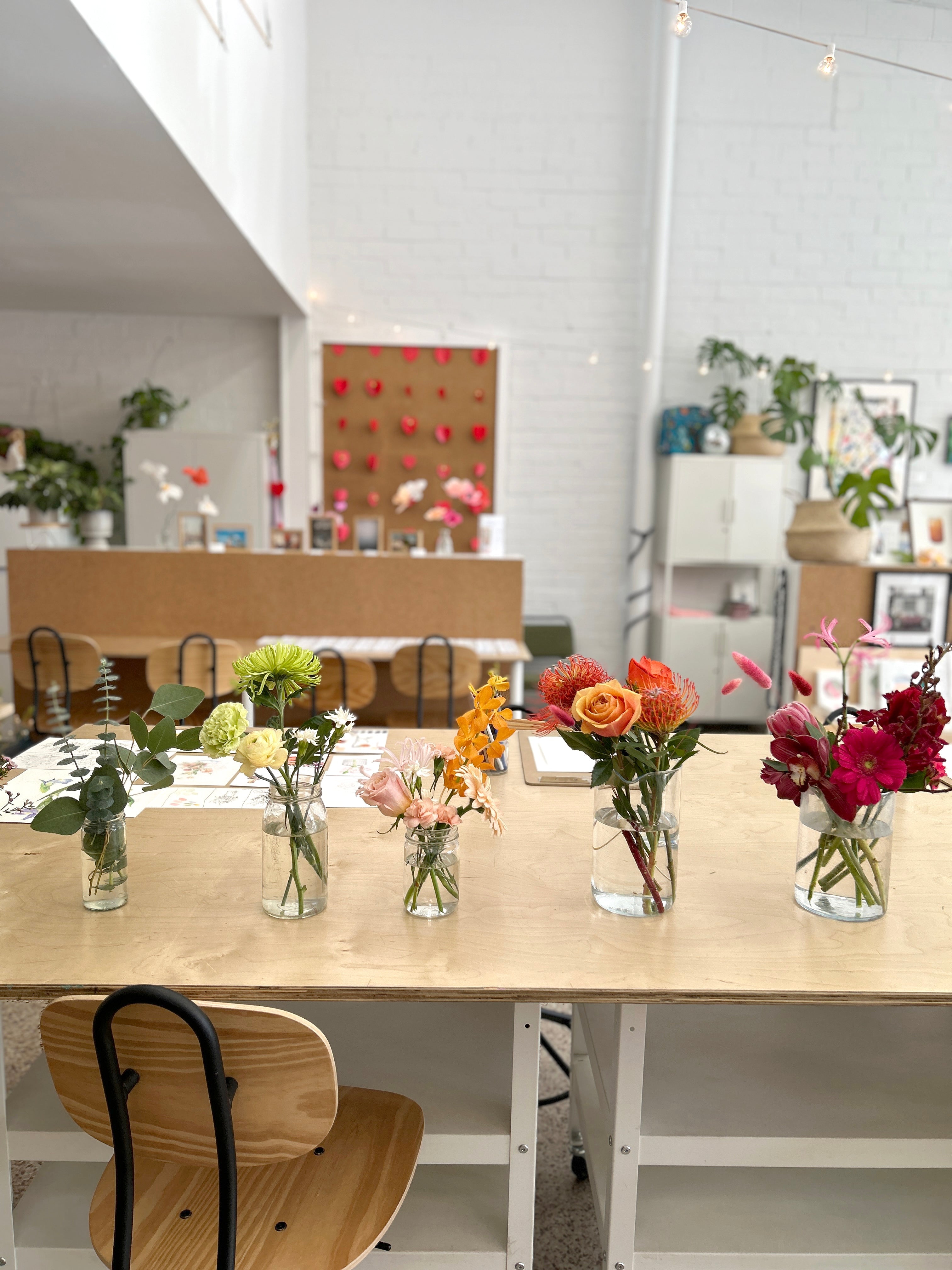 MAR 18th IN - PERSON - Inked Floral Drawings with Annie Brown - These Hands Makers Collective