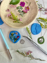 Load image into Gallery viewer, MAR 22nd - IN PERSON - Spring Bloom Pendants in Silver Metal Clay - These Hands Makers Collective