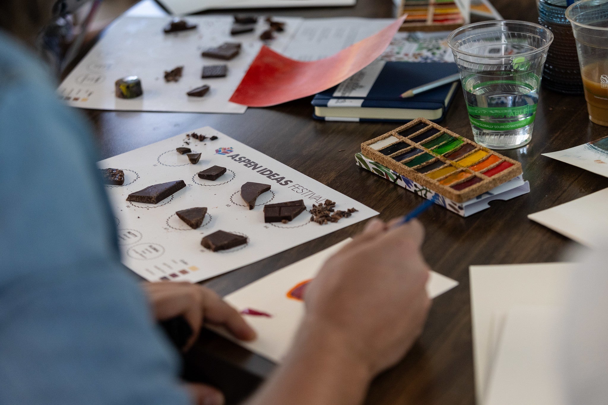 May 16th - Chocolate Tasting & Watercolor Painting with Your Senses - These Hands Makers Collective