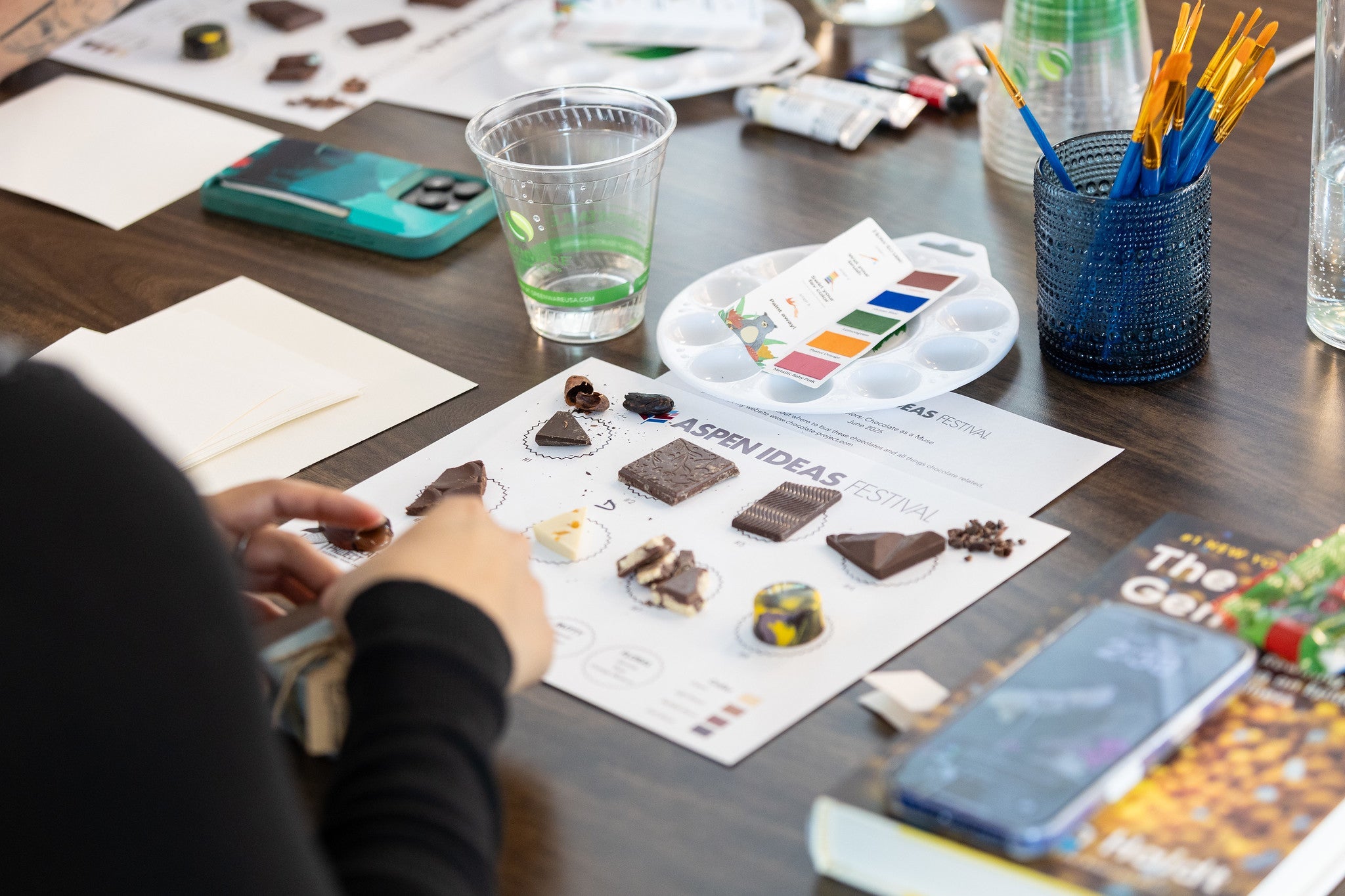 May 16th - Chocolate Tasting & Watercolor Painting with Your Senses - These Hands Makers Collective