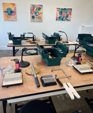 Load image into Gallery viewer, May 17 - Silversmithing Studio: Make Your Own Stacking Rings - These Hands Makers Collective