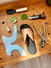 Load image into Gallery viewer, MAY 24th IN - PERSON - Make Your Own Sandals: Custom Fit + Charms with Stavisky Studio - These Hands Makers Collective