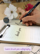 Load image into Gallery viewer, May 27 - Calligraphy Club: Creative Playground - These Hands Makers Collective