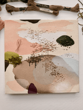 Load image into Gallery viewer, May 30th - Paint &amp; Stitch on Raw Canvas with Mirina Moloney - These Hands Makers Collective