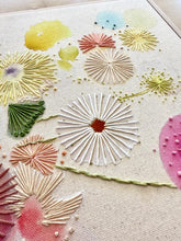 Load image into Gallery viewer, May 30th - Paint &amp; Stitch on Raw Canvas with Mirina Moloney - These Hands Makers Collective
