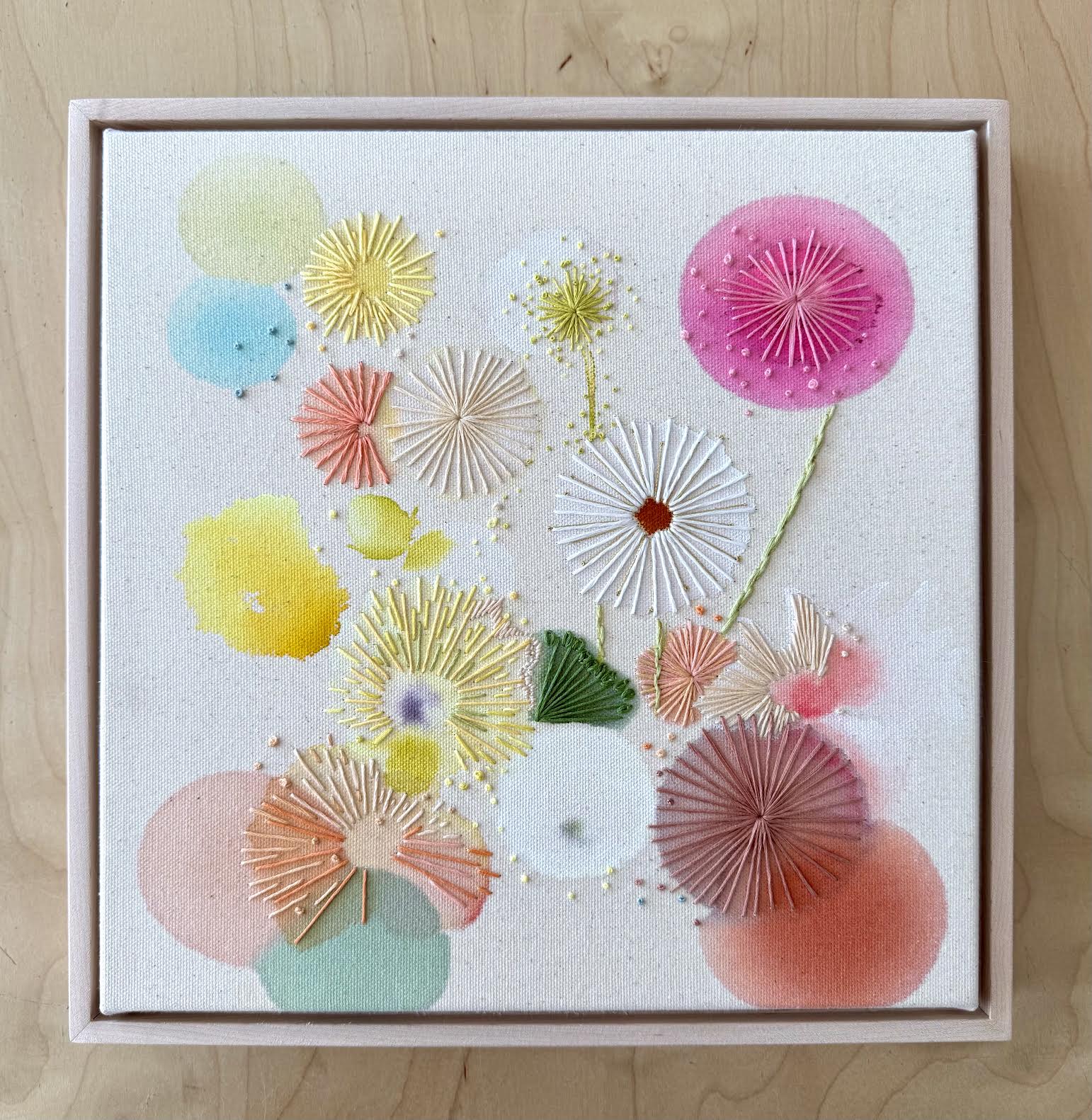 May 30th - Paint & Stitch on Raw Canvas with Mirina Moloney - These Hands Makers Collective