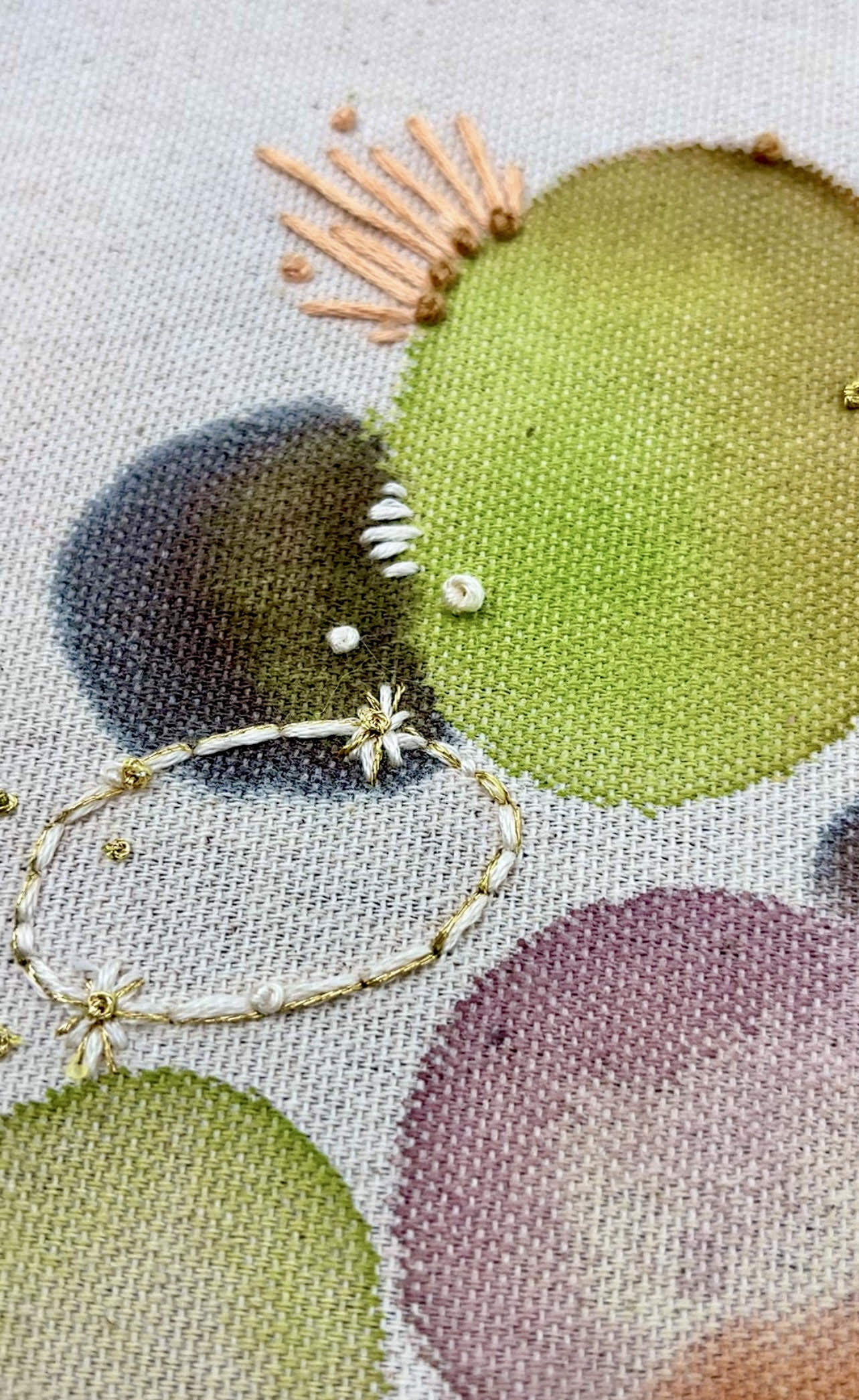 May 30th - Paint & Stitch on Raw Canvas with Mirina Moloney - These Hands Makers Collective