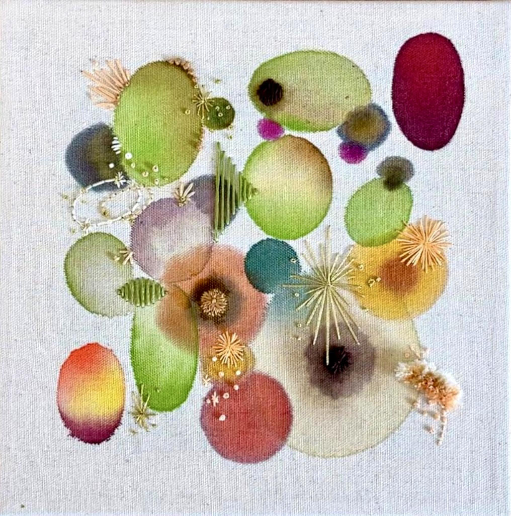 May 30th - Paint & Stitch on Raw Canvas with Mirina Moloney - These Hands Makers Collective