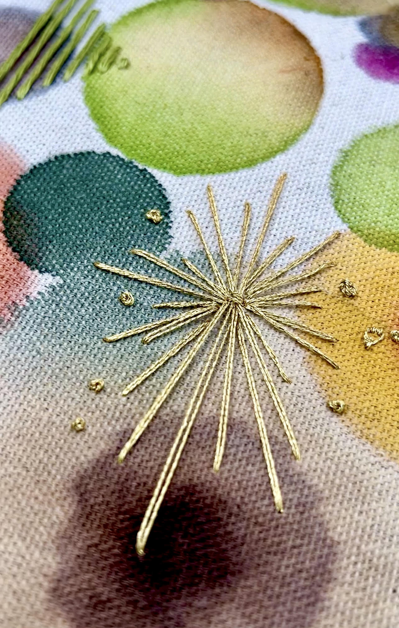 May 30th - Paint & Stitch on Raw Canvas with Mirina Moloney - These Hands Makers Collective