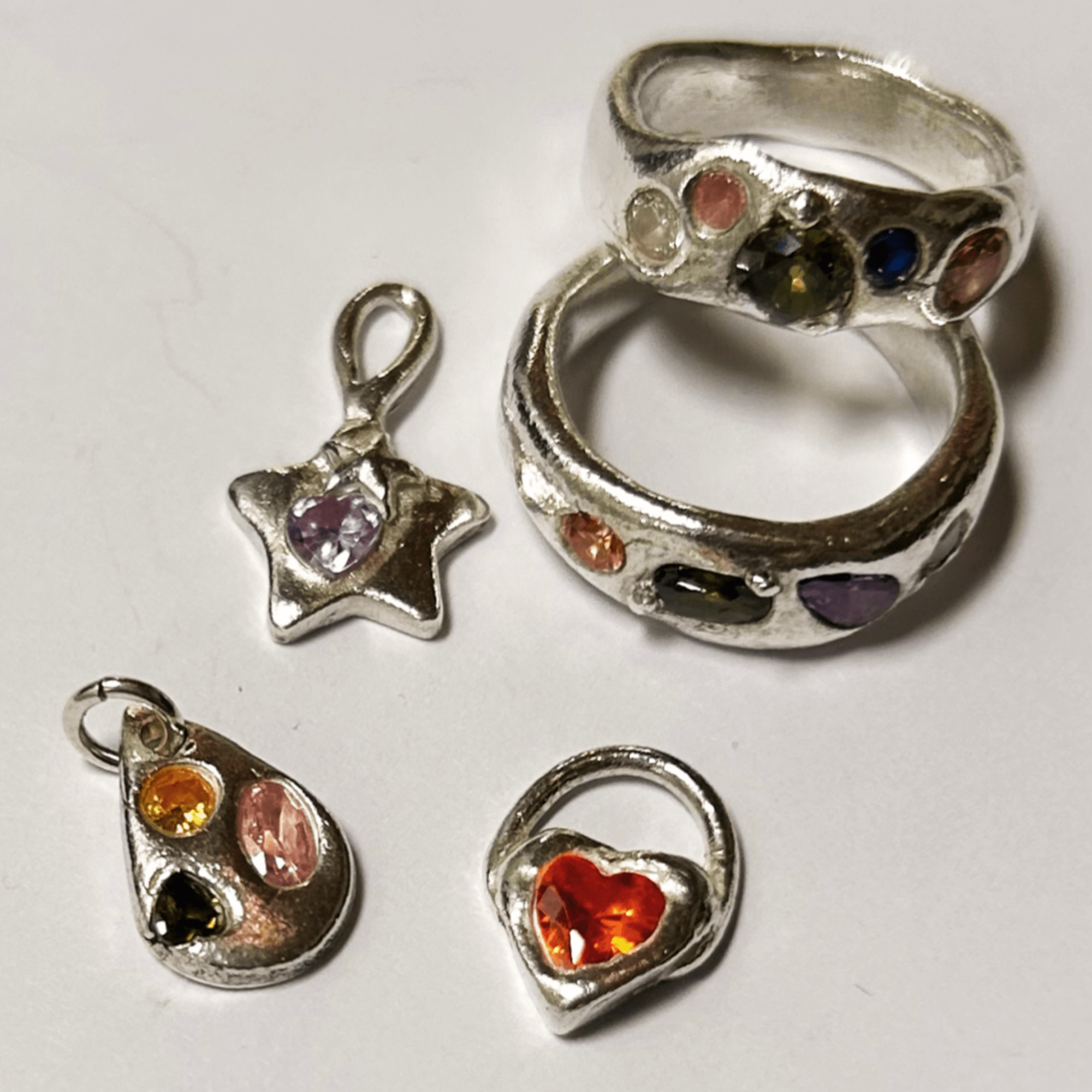 MAY 30th - Silver Metal Clay Rings or Charms Workshop - These Hands Makers Collective