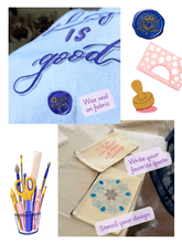Load image into Gallery viewer, May 9 - Calligraphy Club: Fabric Edition - These Hands Makers Collective