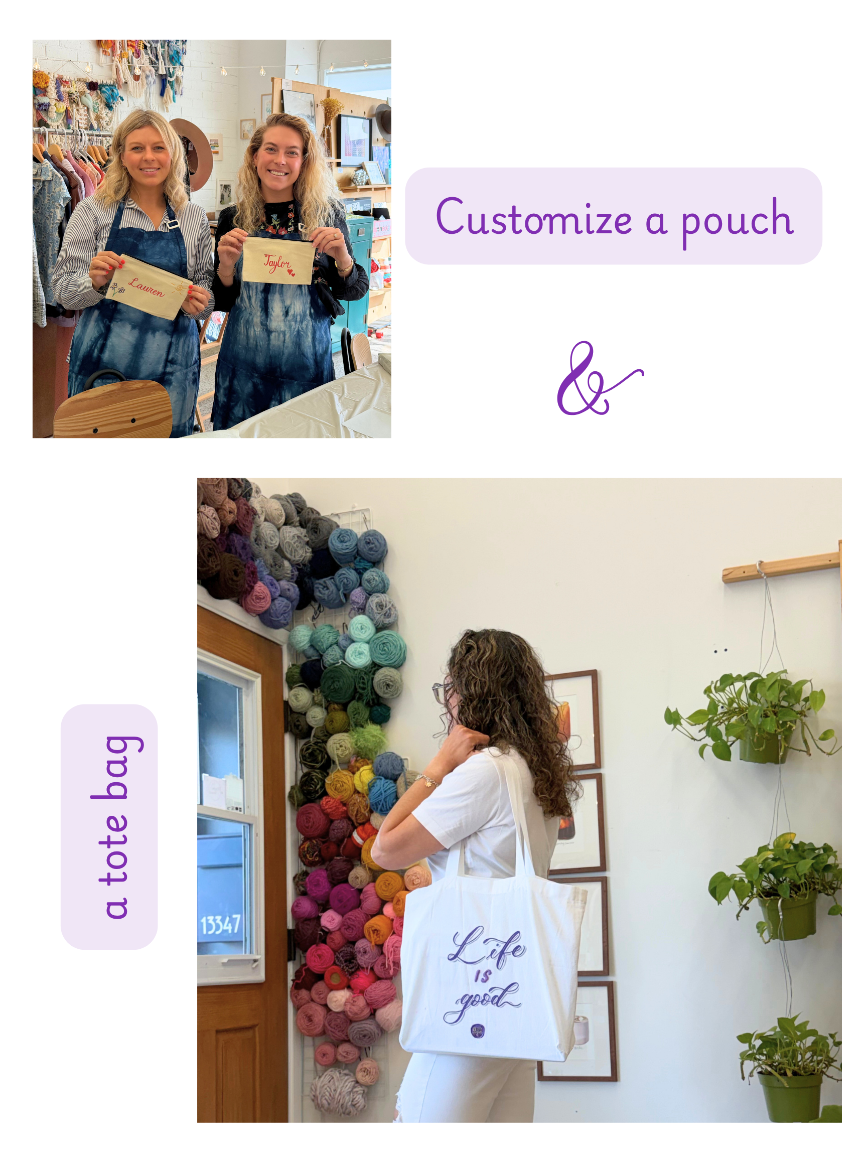 May 9 - Calligraphy Club: Fabric Edition - These Hands Makers Collective