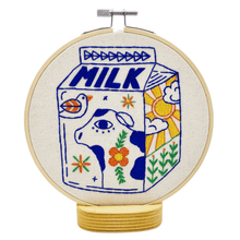 Load image into Gallery viewer, Milk Complete Embroidery Kit - These Hands Makers Collective
