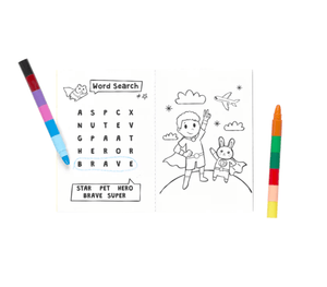 Mini Traveler Activity Kit: SuperKids & Pets - These Hands Makers Collective