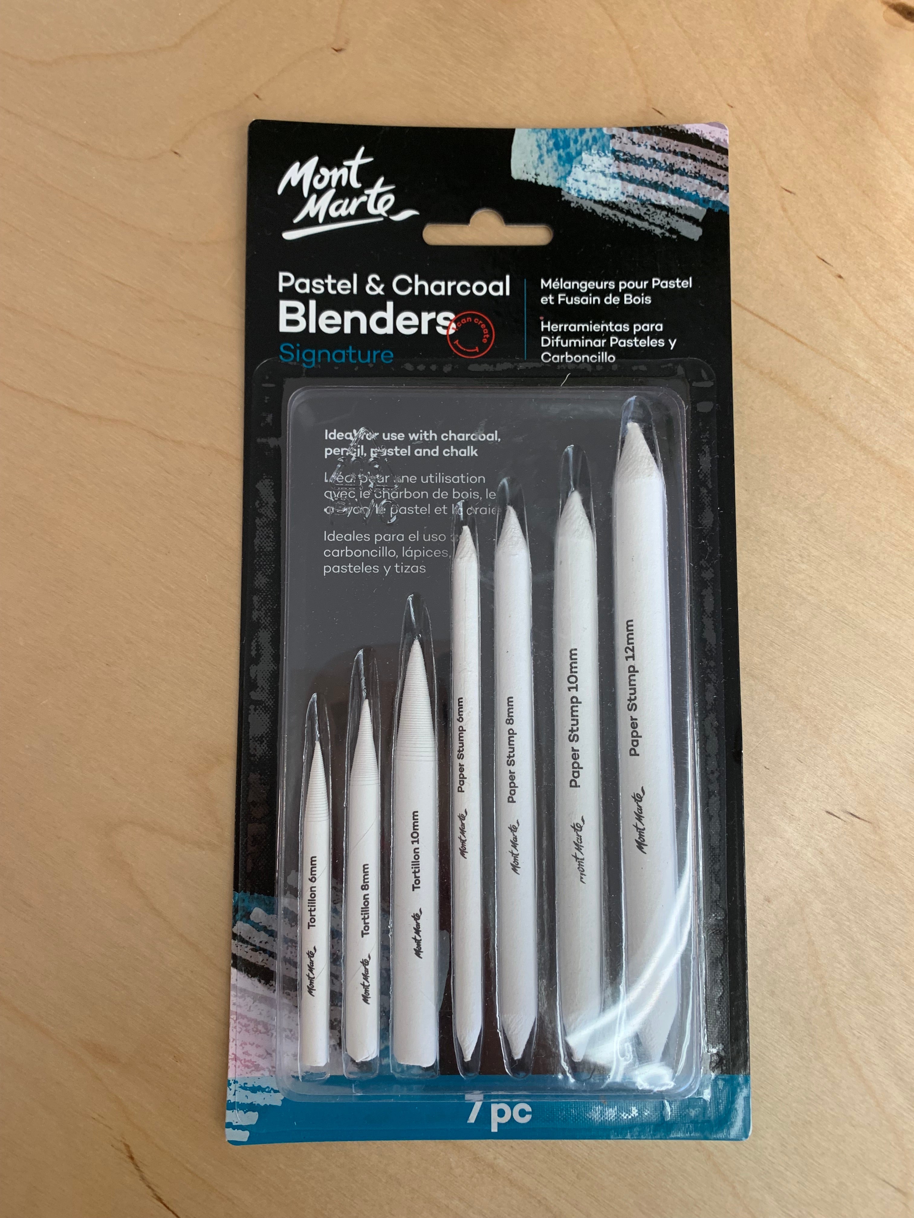 Mont Marte Pastel and Charcoal Blenders Set of 7 - These Hands Makers Collective