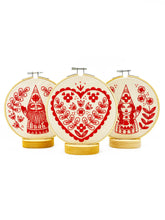 Load image into Gallery viewer, Nordic Heart Complete Embroidery Kit - These Hands Makers Collective