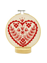 Load image into Gallery viewer, Nordic Heart Complete Embroidery Kit - These Hands Makers Collective