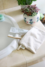 Load image into Gallery viewer, Organic Cotton Zipper Pouch - Simple Ecology: Natural - These Hands Makers Collective