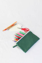 Load image into Gallery viewer, Organic Cotton Zipper Pouch - Simple Ecology: Natural - These Hands Makers Collective