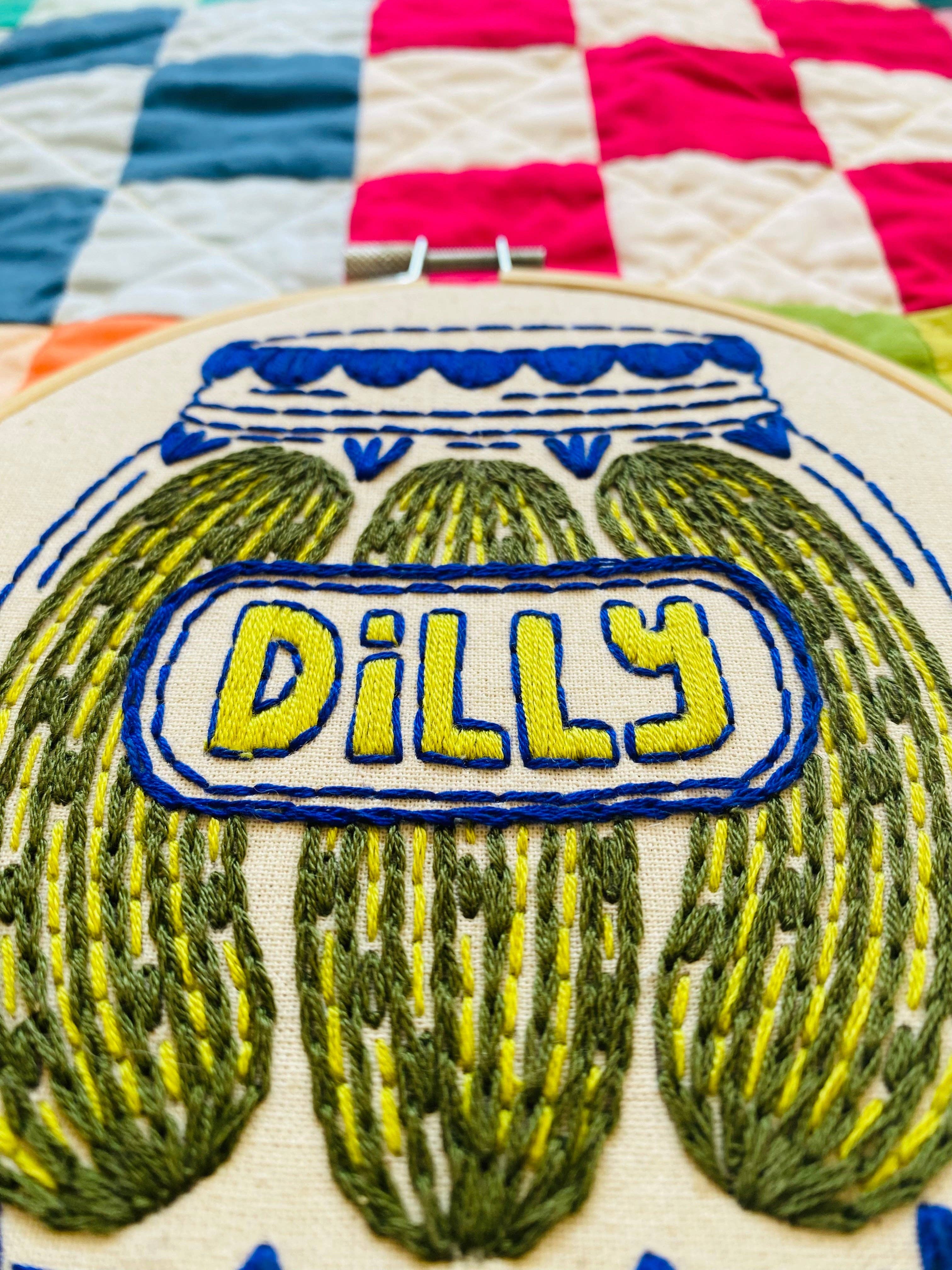 Pickles Complete Embroidery Kit - These Hands Makers Collective