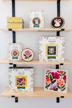 Load image into Gallery viewer, Pink Daisy Punch Needle Kit: Beginner Kit - These Hands Makers Collective