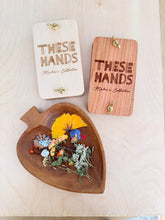 Load image into Gallery viewer, Pocket Flower Press Customized With Logo Or Design | 3"x5": Cherry/Brass - These Hands Makers Collective